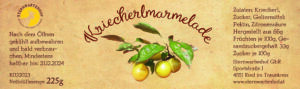 Marmeladenetikett Kriecherl